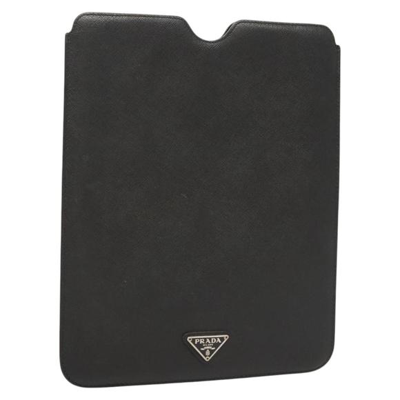 PRADA iPad Case Safiano leather Black Auth 121105 - Picture 1 of 16